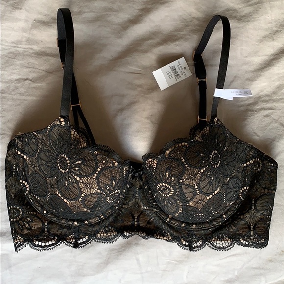 Aerie Floral Lace Balconette Bra